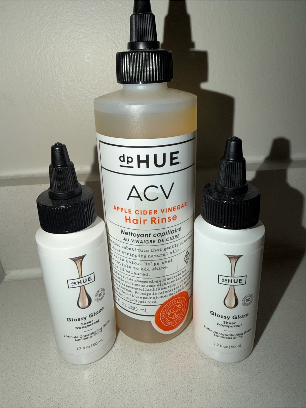 dpHUE ACV Apple Cider Vinegar Hair Rinse – Clear